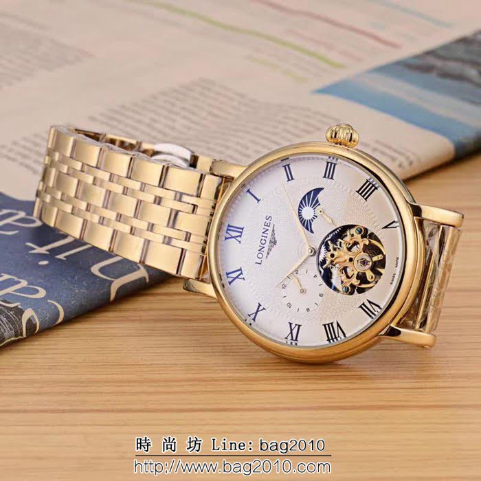 LONGINES浪琴 經典款 頂級全自動機械精品男士腕表 WSS1862